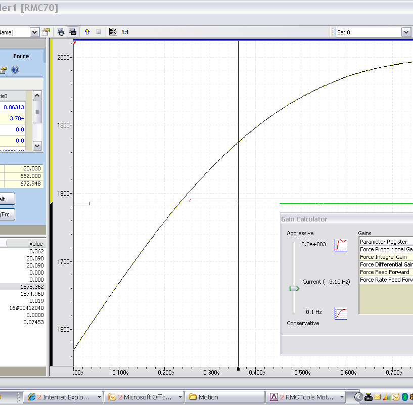 Pressure/Force Tuning Wizard